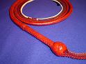 12 foot Red 12 plait Indiana Jones bullwhip C